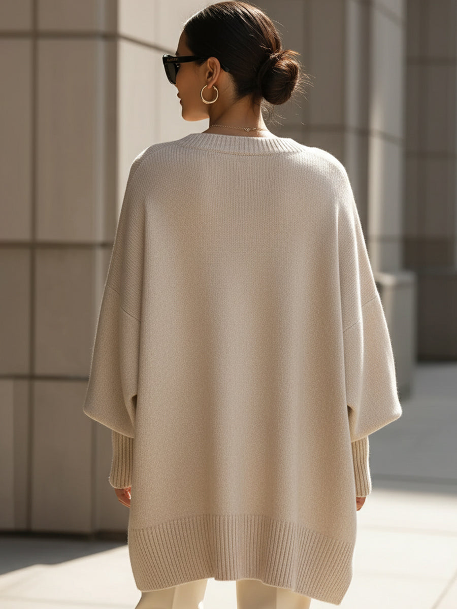 Sky | Sophisticated Wool Blend Sweater