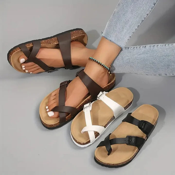 Emily | Casual Sandal with Strap and Buckle