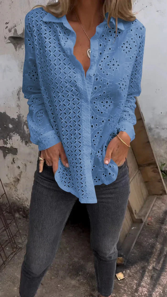 Fallon | Shirt With Blank Pattern