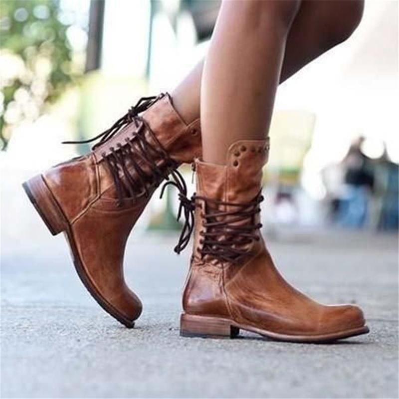 Linda | Vintage Look Boots
