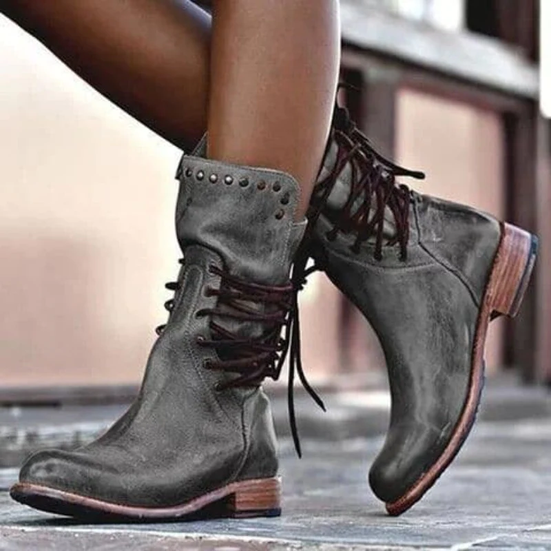 Linda | Vintage Look Boots
