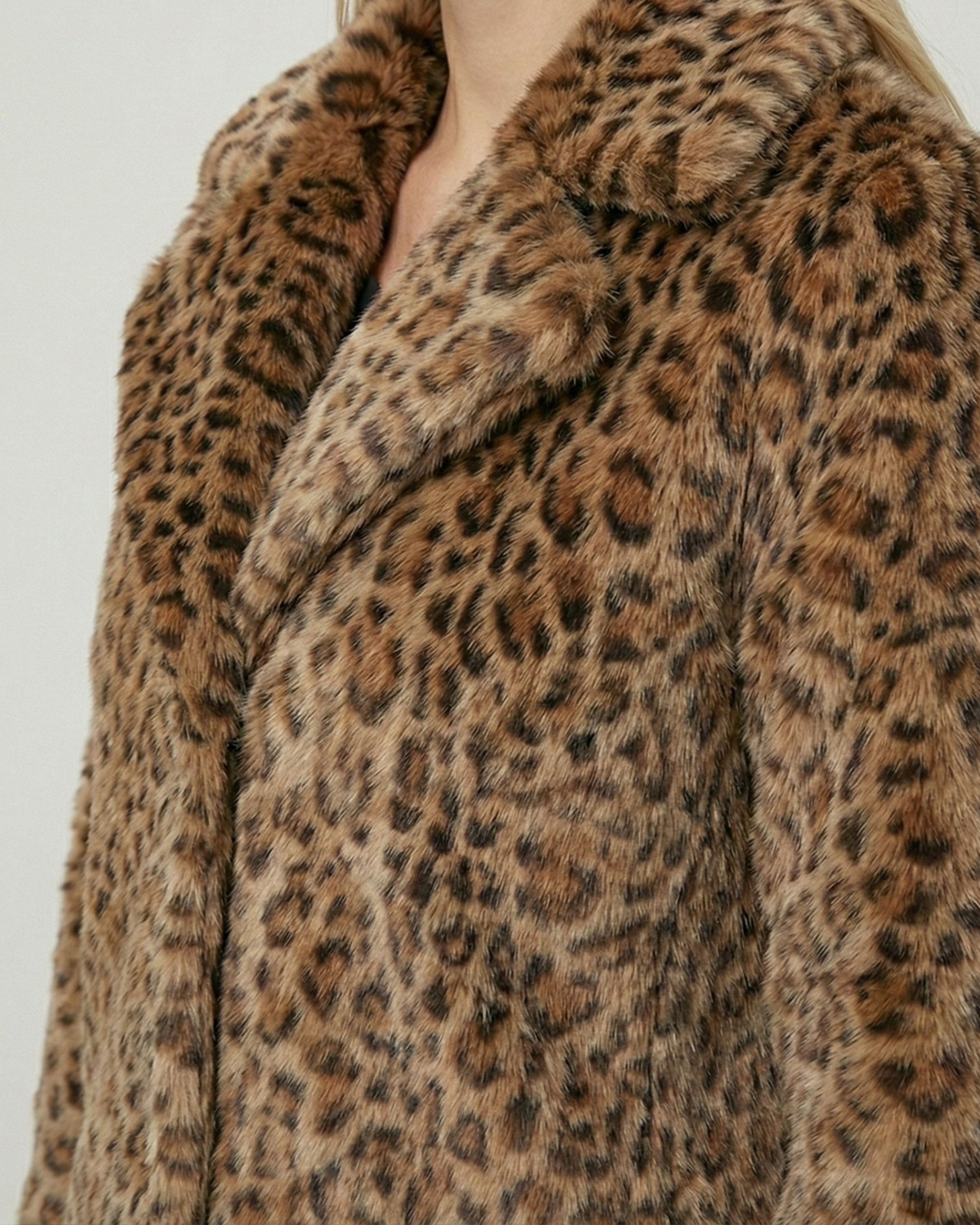 Monroe | Leopard Long Soft Jacket
