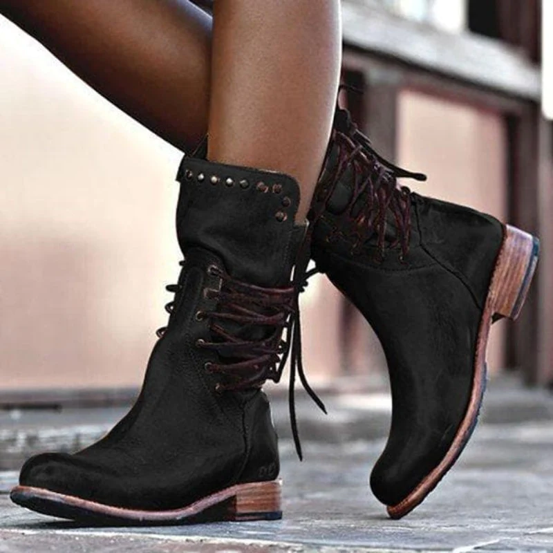 Linda | Vintage Look Boots