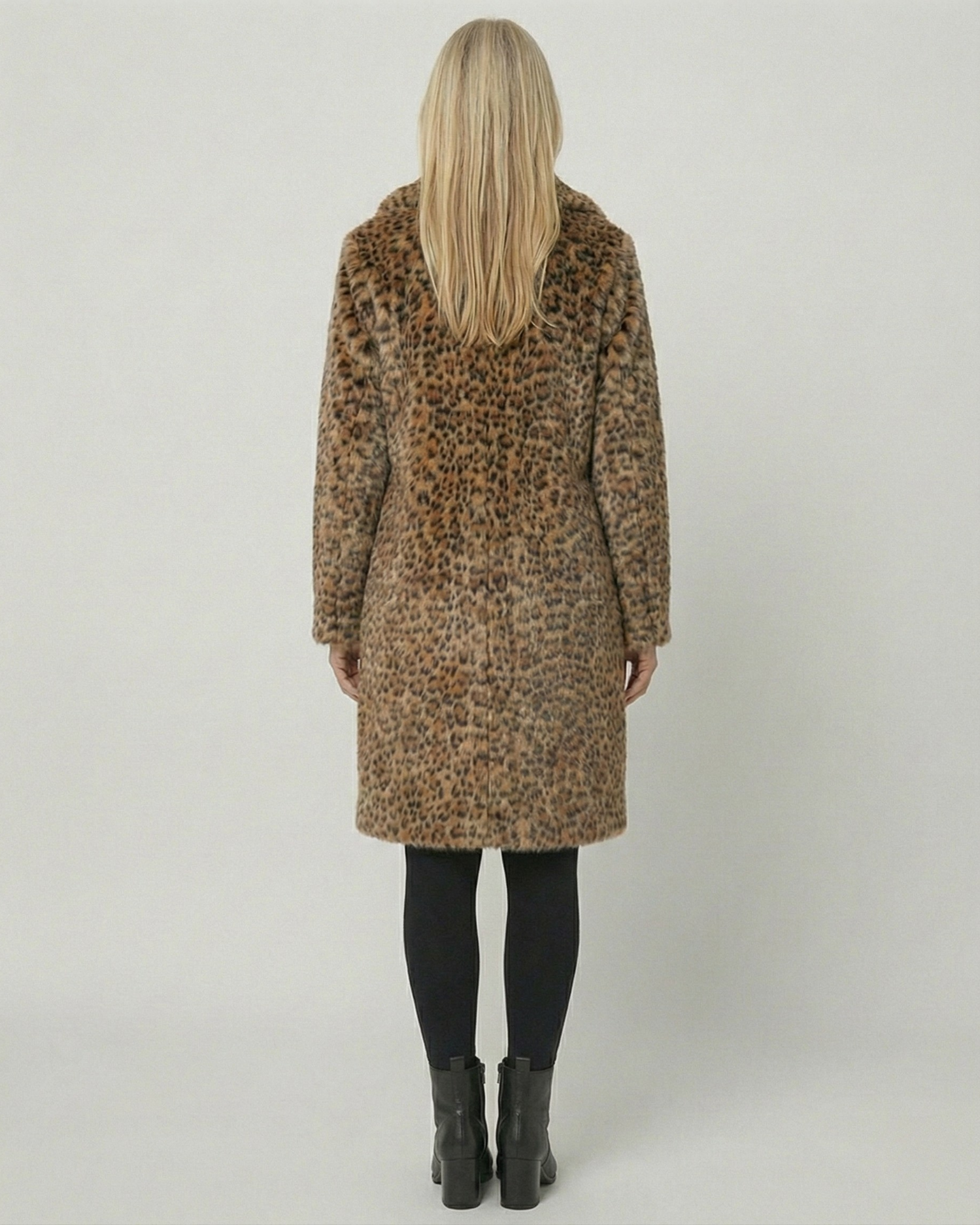 Monroe | Leopard Long Soft Jacket
