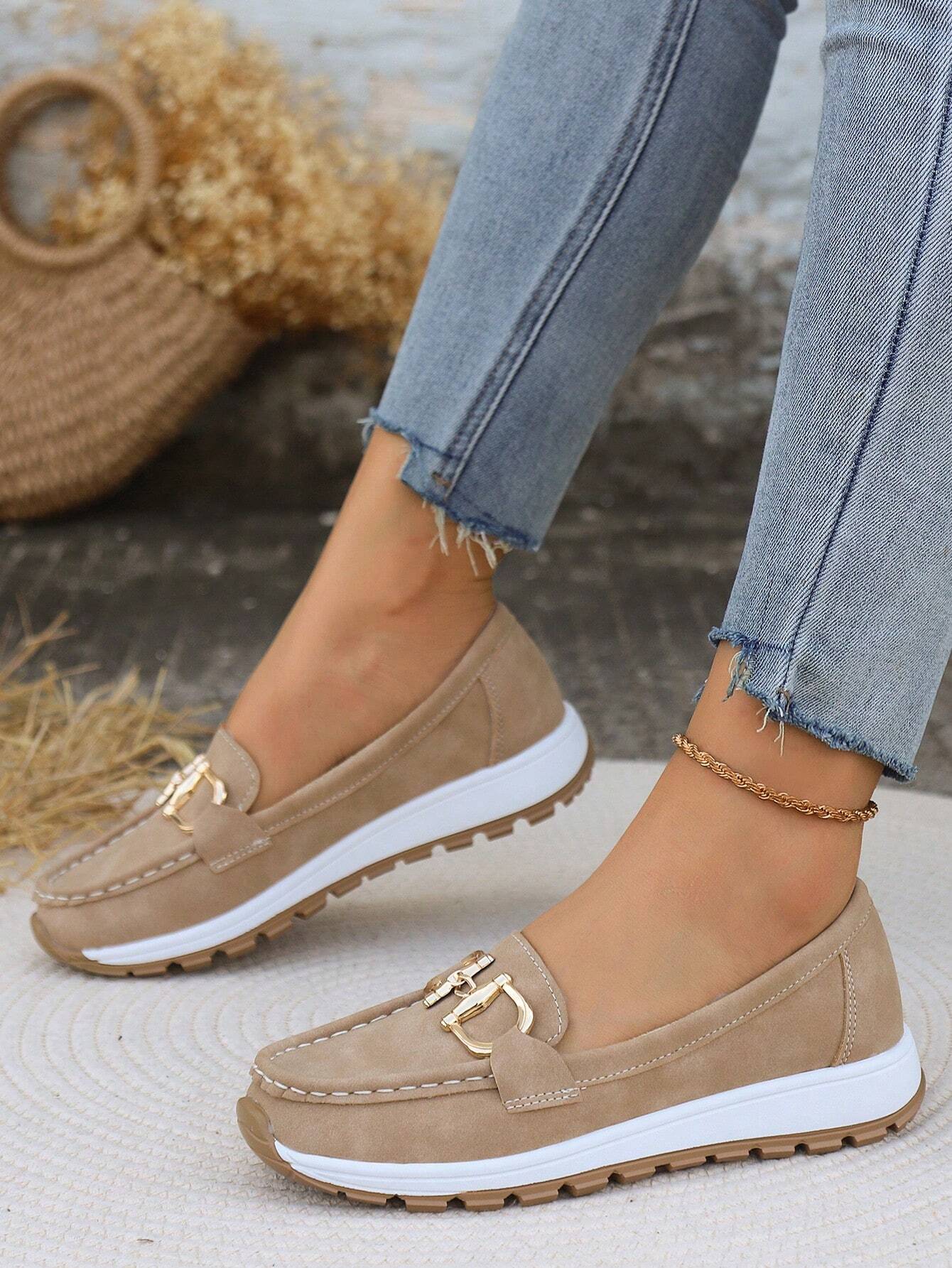 Helen | Flat Buckle Loafers
