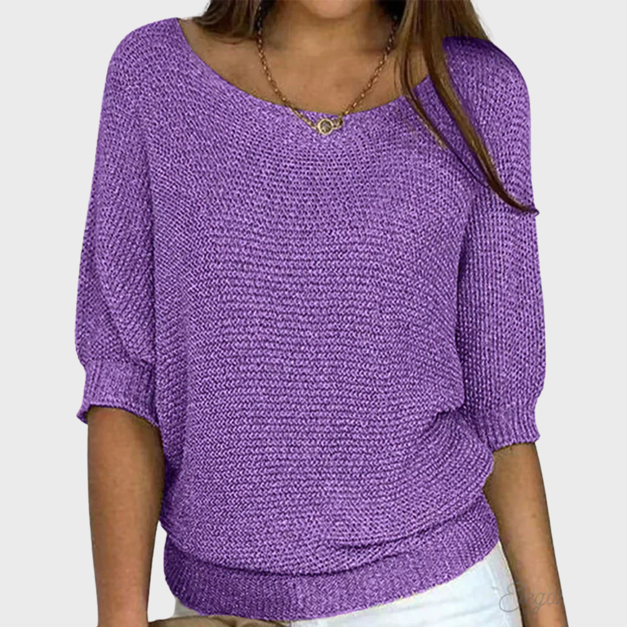Natalie | Cozy Sweater with Round Neck