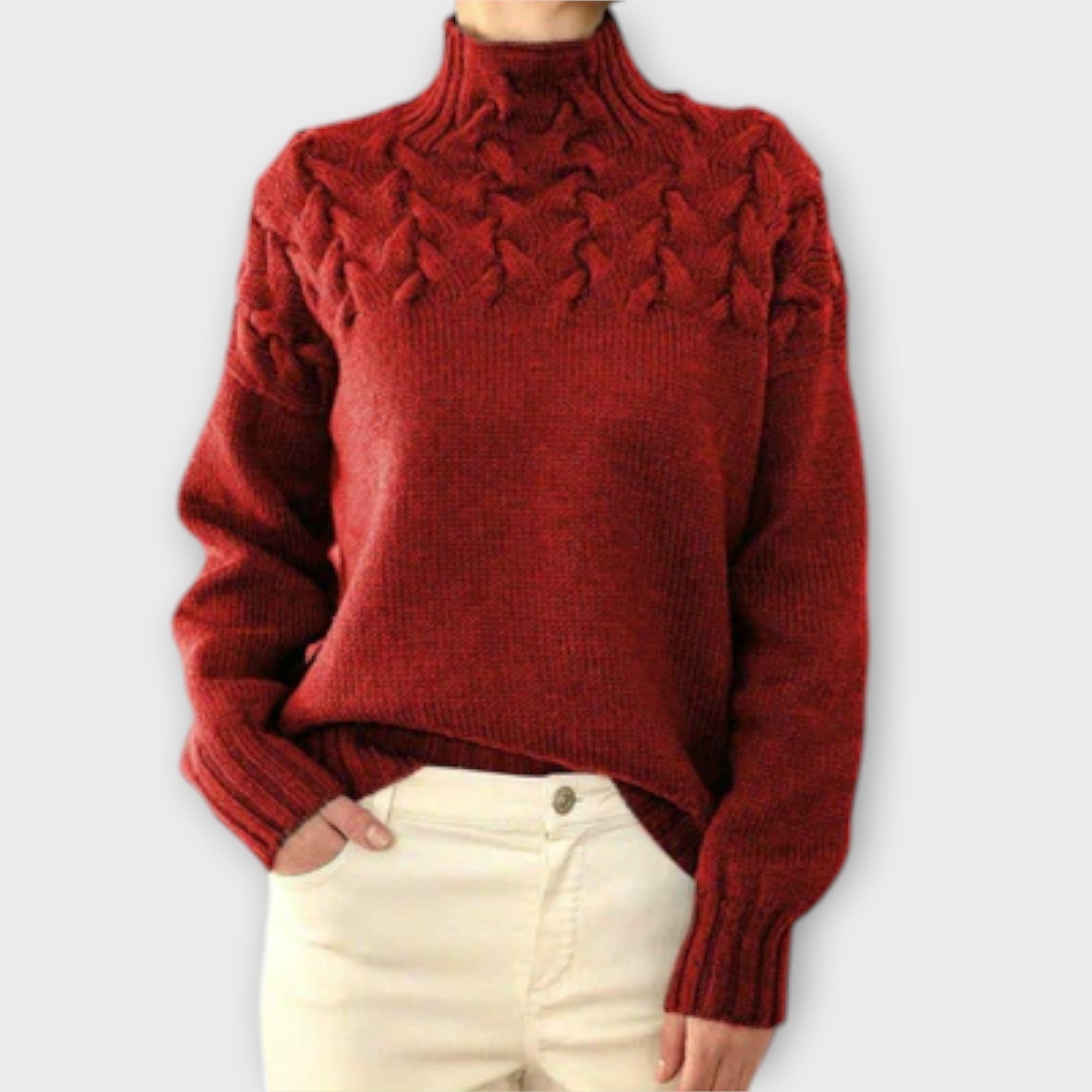Zoe |Women's Cable Knit Sweater