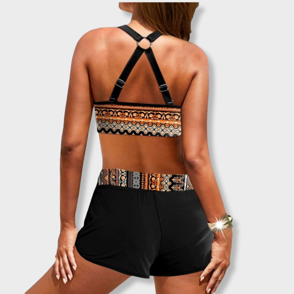 Aurora | Bikini with Geometric Pattern