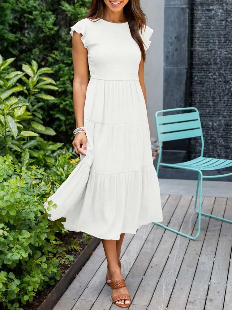 Marlene | Elegant Dress with Tummy Coverage