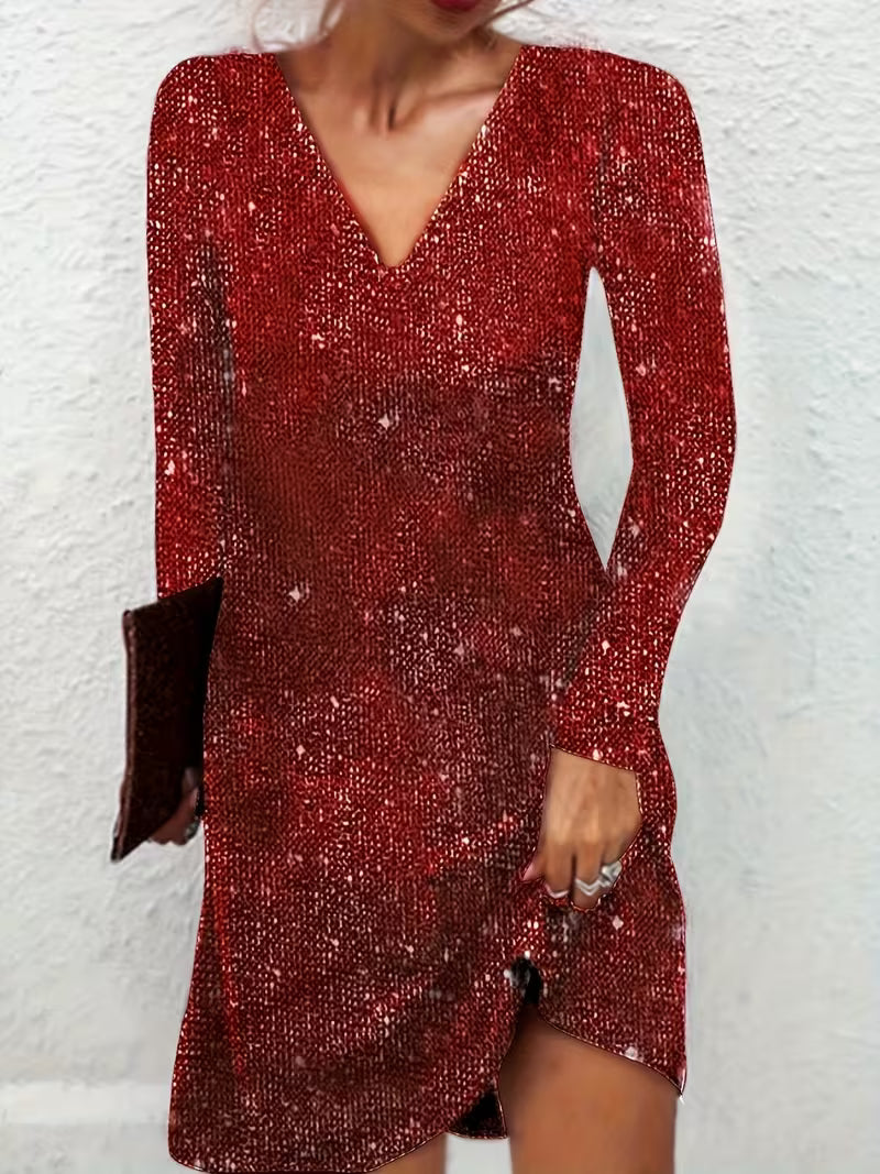 Aria | Heavily Embroidered Beaded Midi Dress