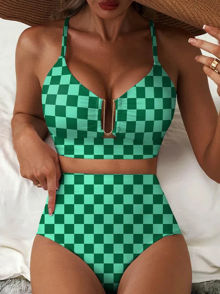 Hazel | 2 Piece Bikini Set U-Wire Cutout Swimsuit