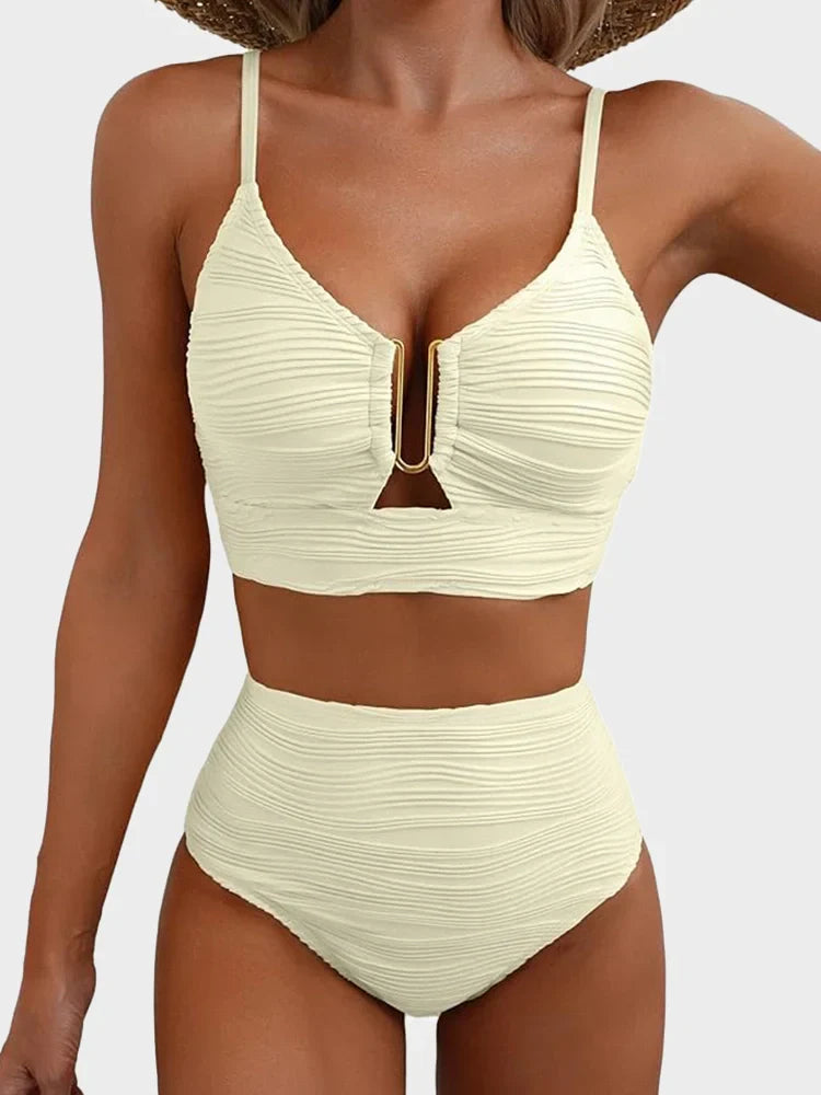 Hazel | 2 Piece Bikini Set U-Wire Cutout Swimsuit