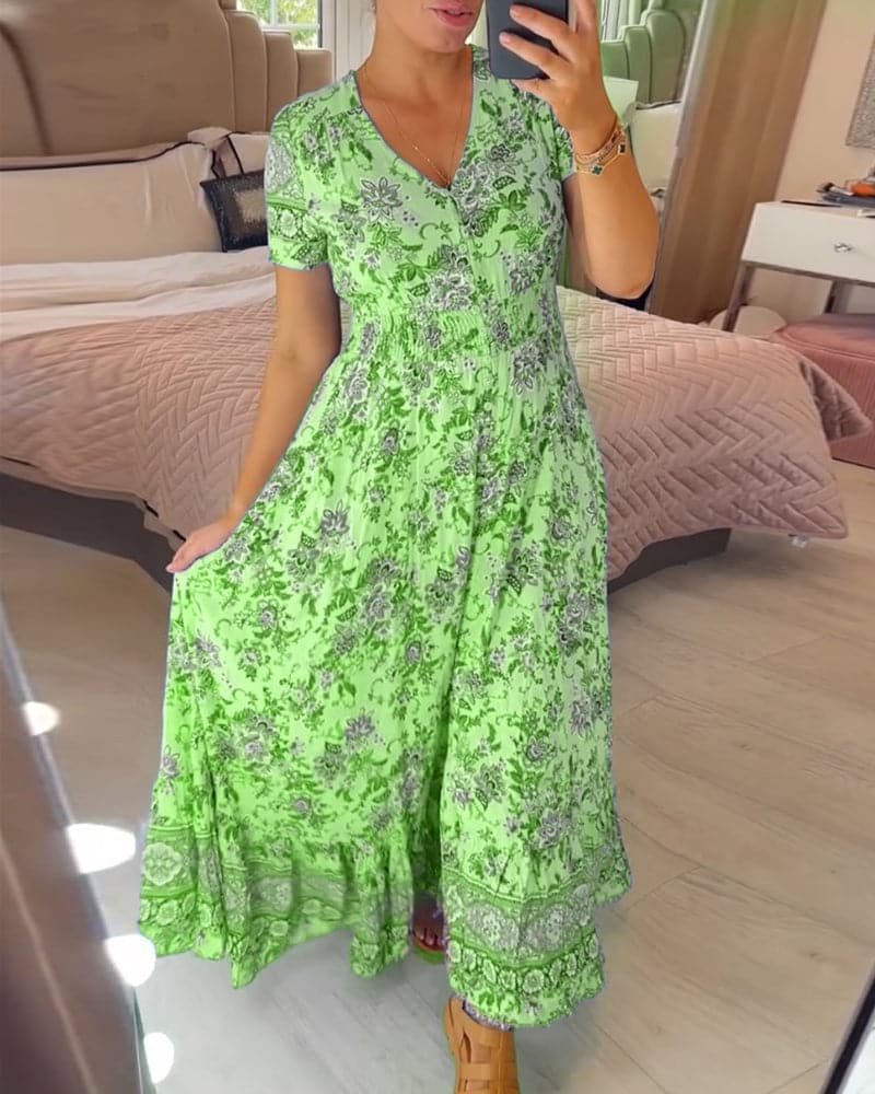 Connie | Floral Maxi Dress