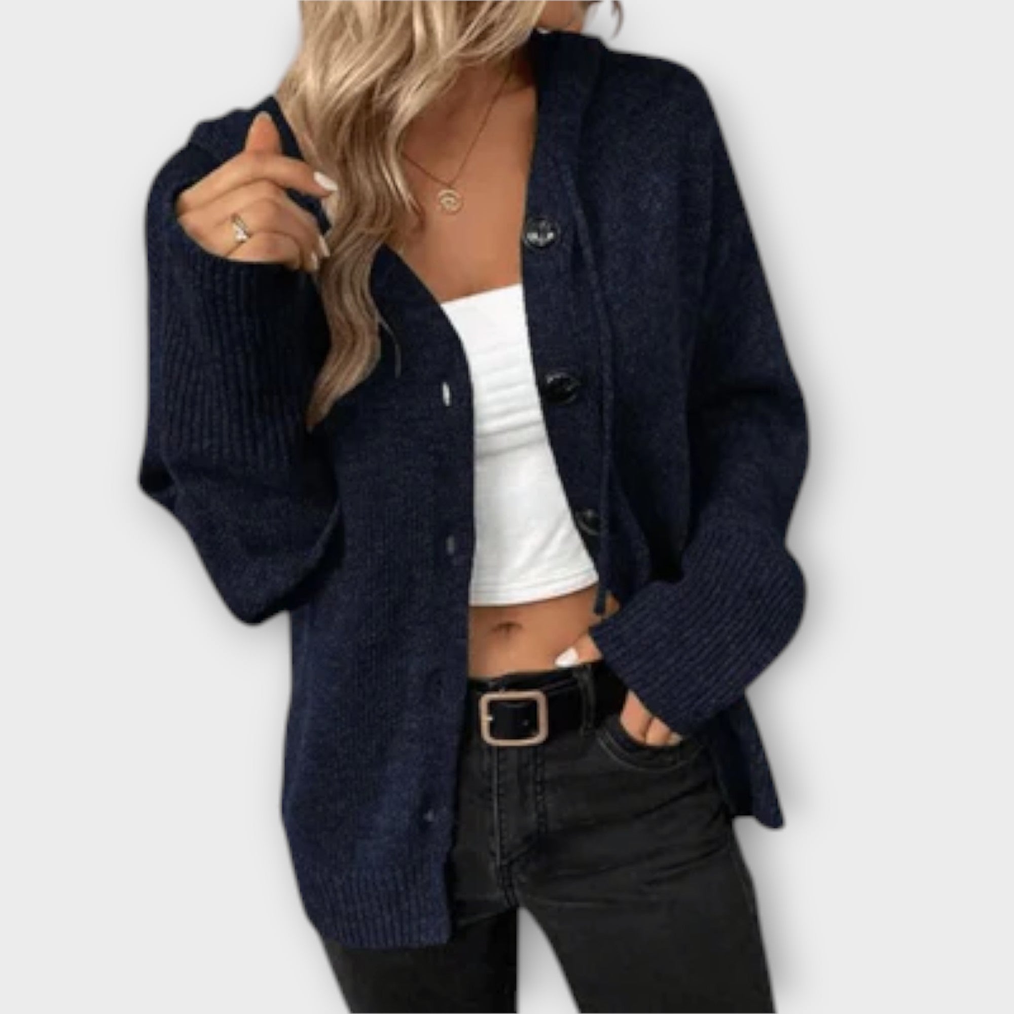 Arabella | Knitted Cardigan with Buttons