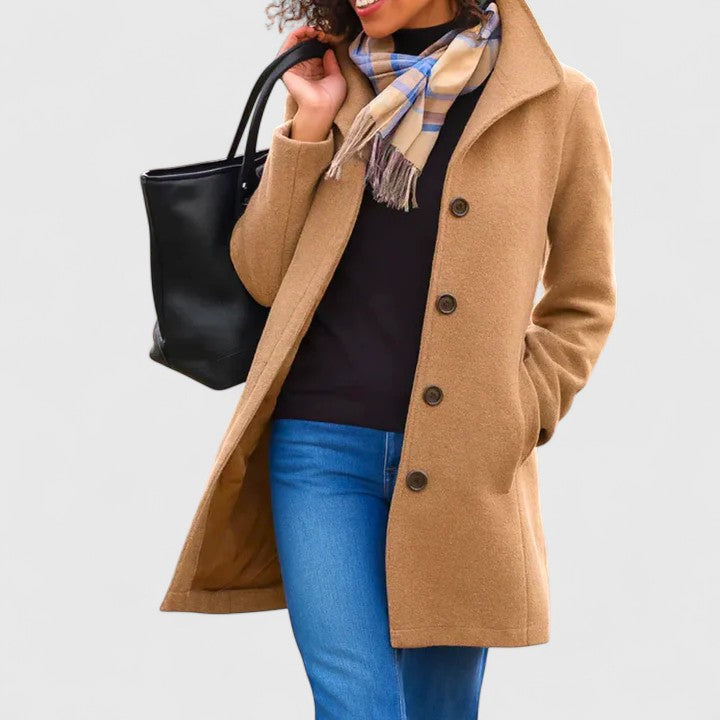Elise | Classic Wool Blend Coat