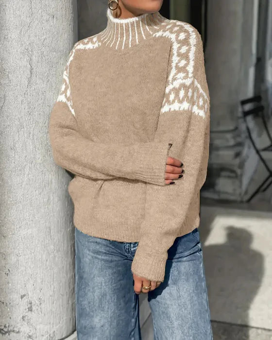 Nicole | Turtleneck Sweater Made of Knit