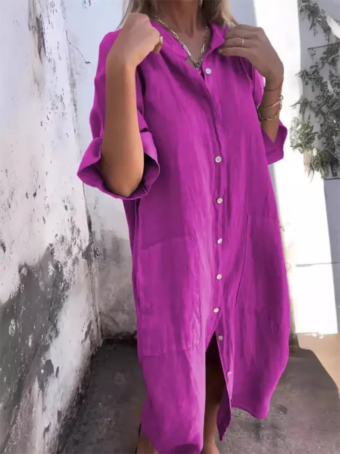Paige | Buttoned Breeze Dress