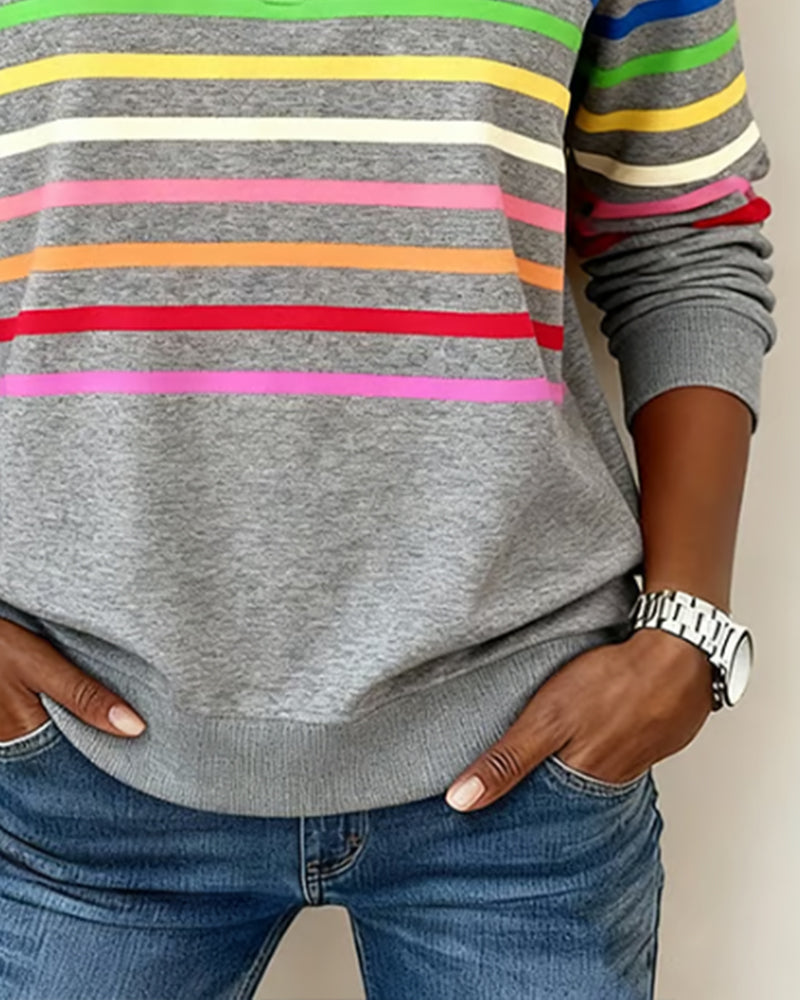 Ava | Casual sweater with comfort and colorful style for every day