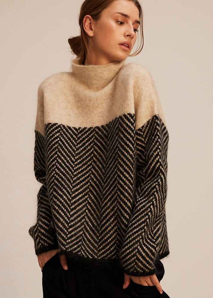 Shirley | Cotton Turtleneck Sweater