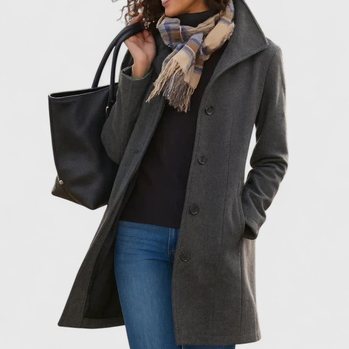 Elise | Classic Wool Blend Coat