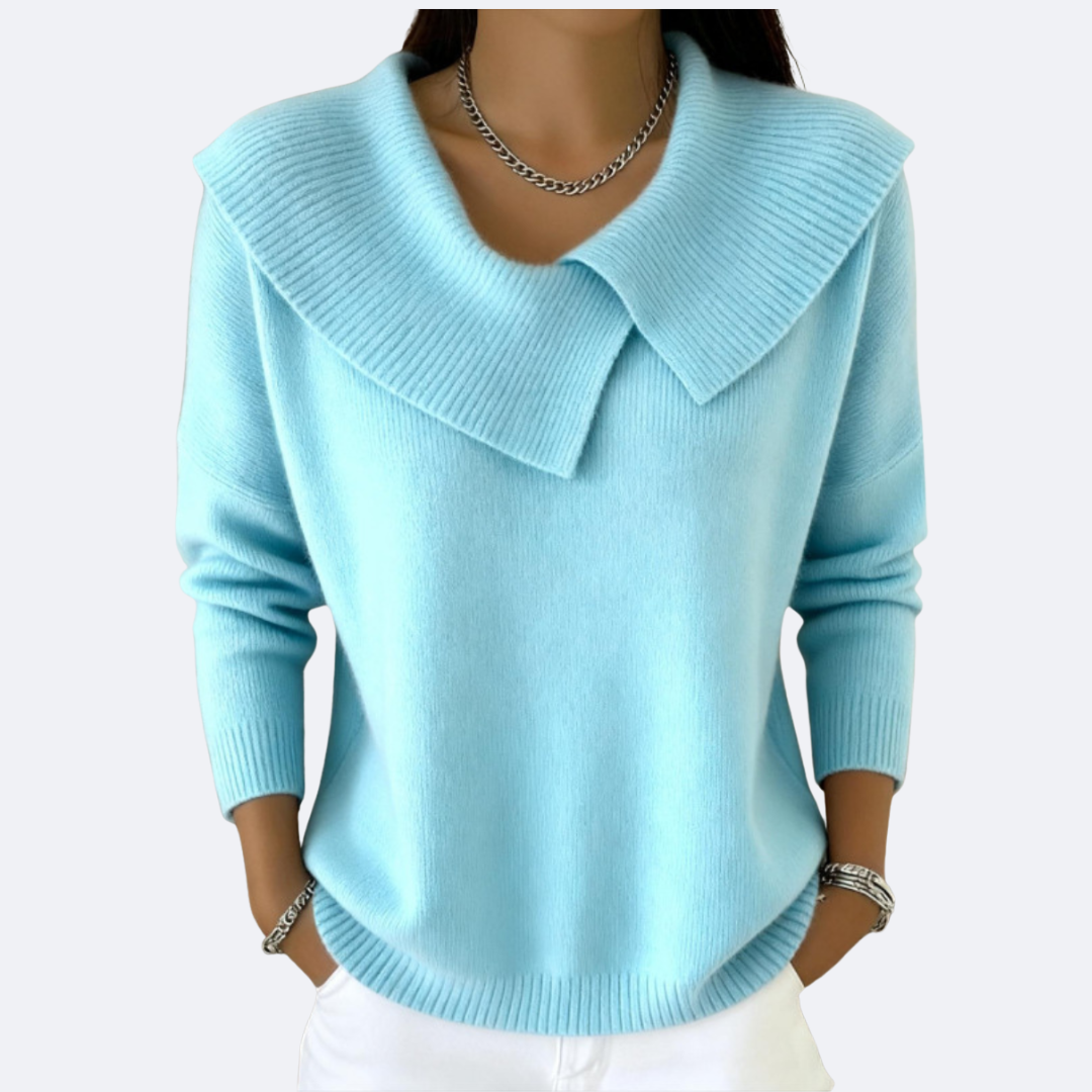 Skylar | Warm Sweater with Soft Collar