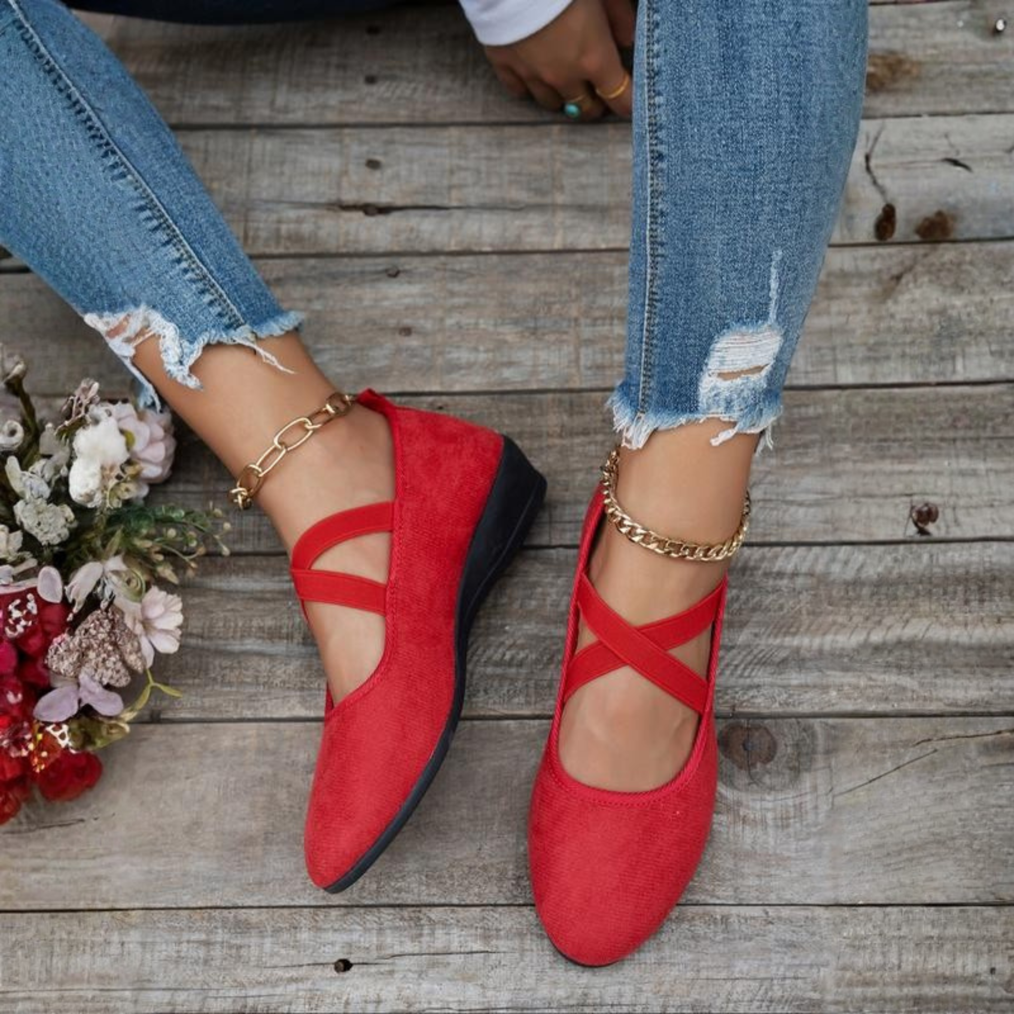 Josephine | Wedge Slip-On Shoes
