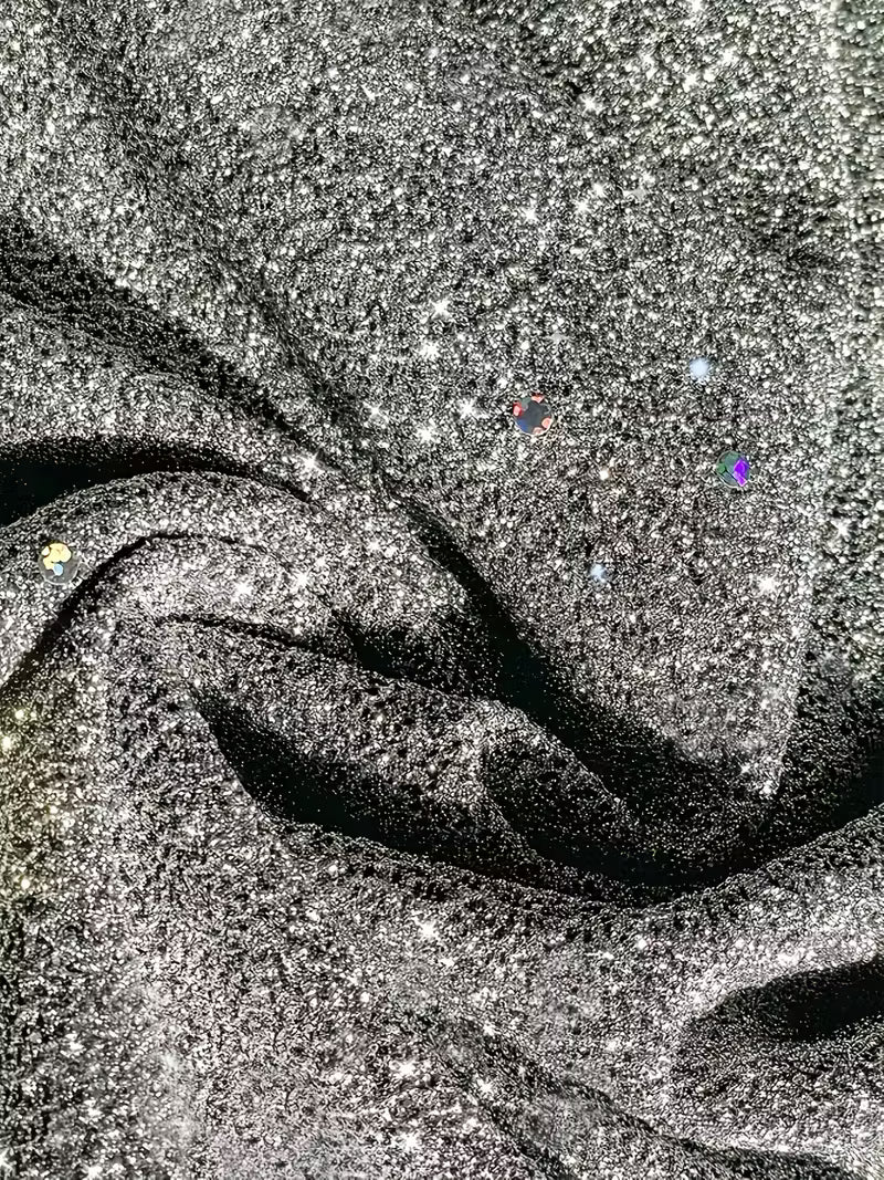 Aria | Heavily Embroidered Beaded Midi Dress