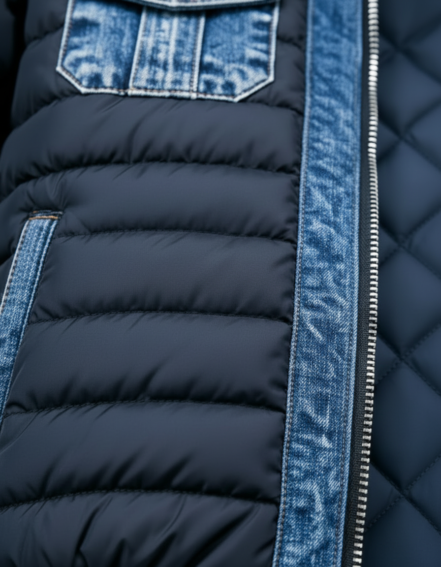 Royce | HYBRID QUILTED DENIM JACKET