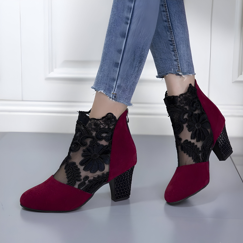 Ava | Orthopedic Floral Pattern Shoes
