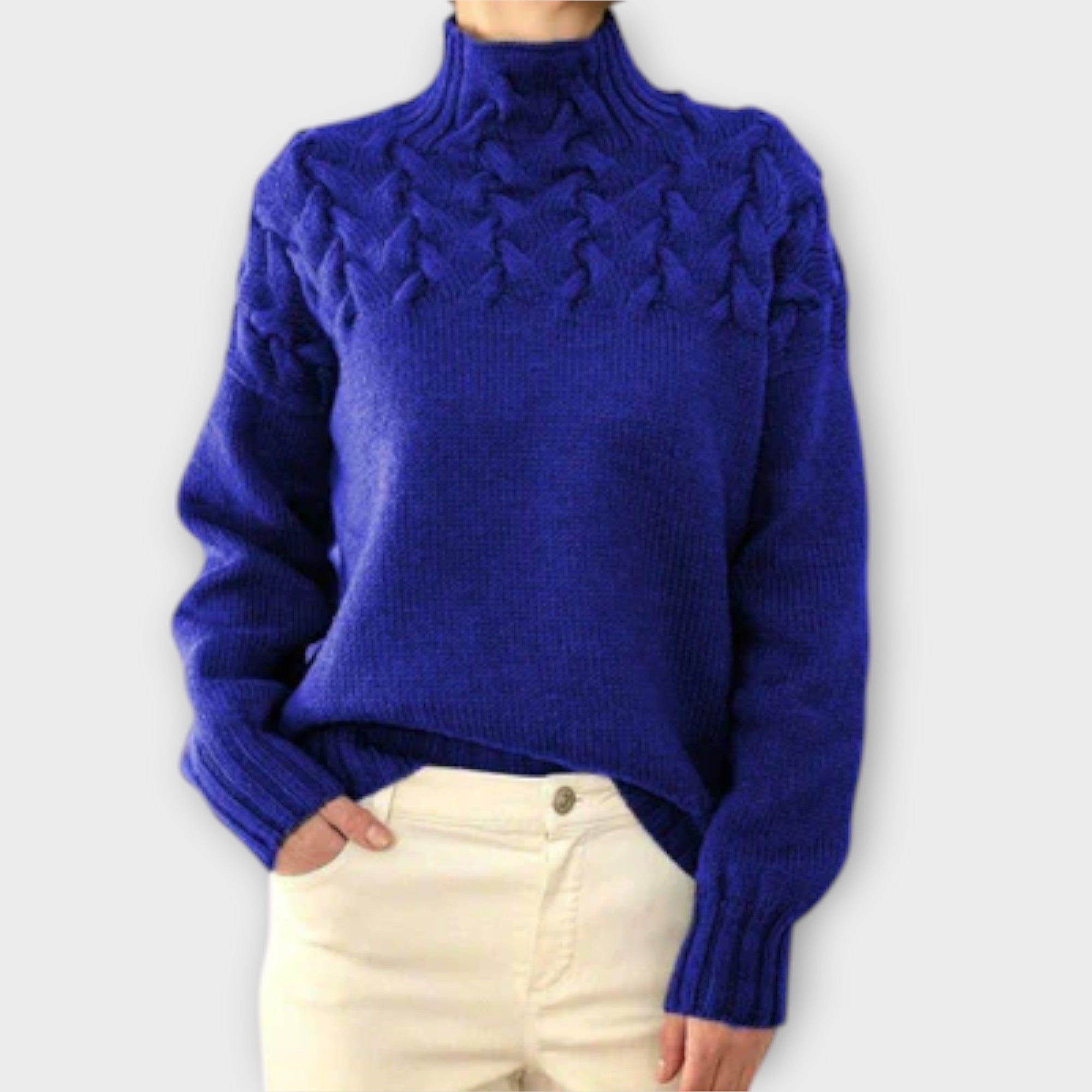 Zoe |Women's Cable Knit Sweater