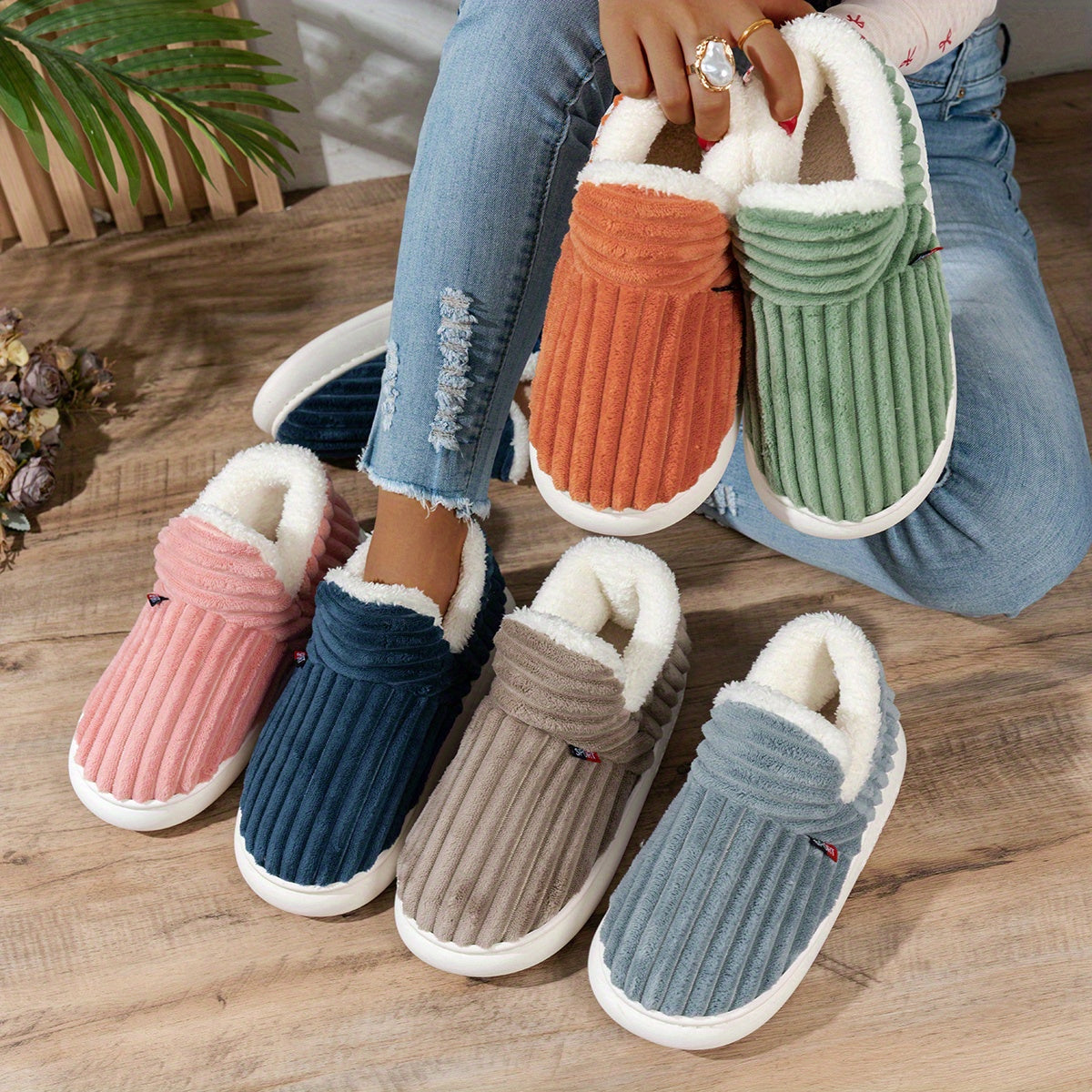 Eve | CozyStep Plush House Slippers
