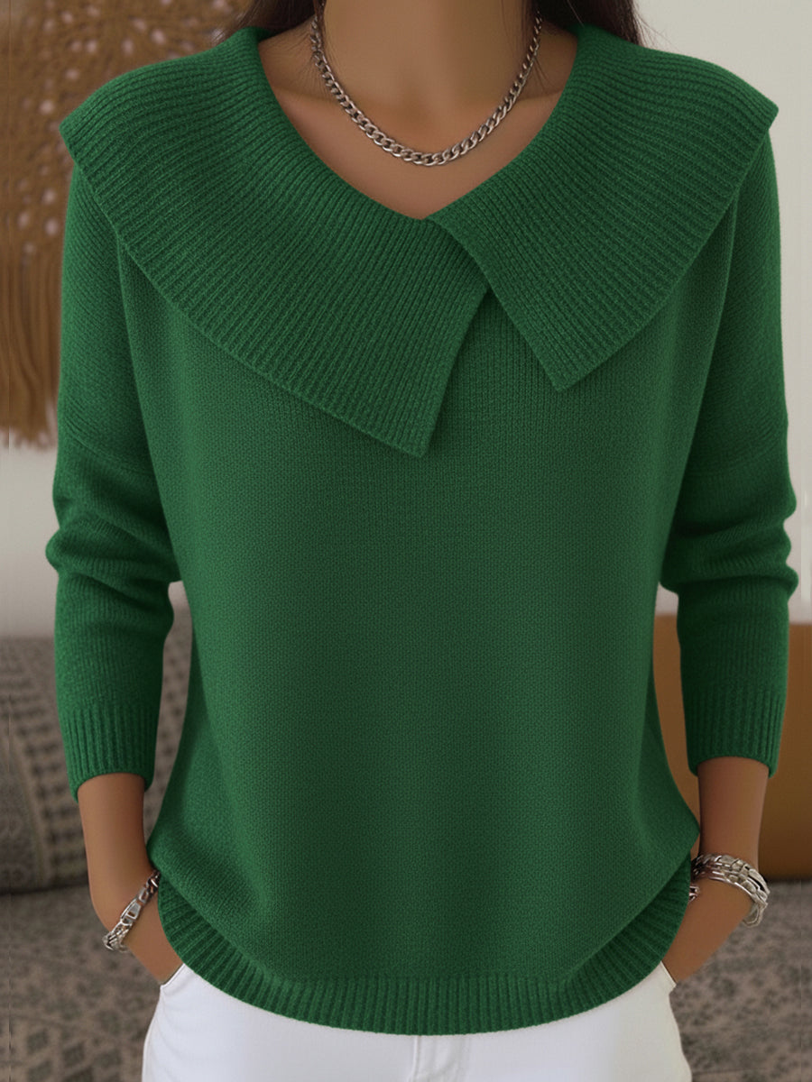 Joy | Warm Sweater with Soft Collar