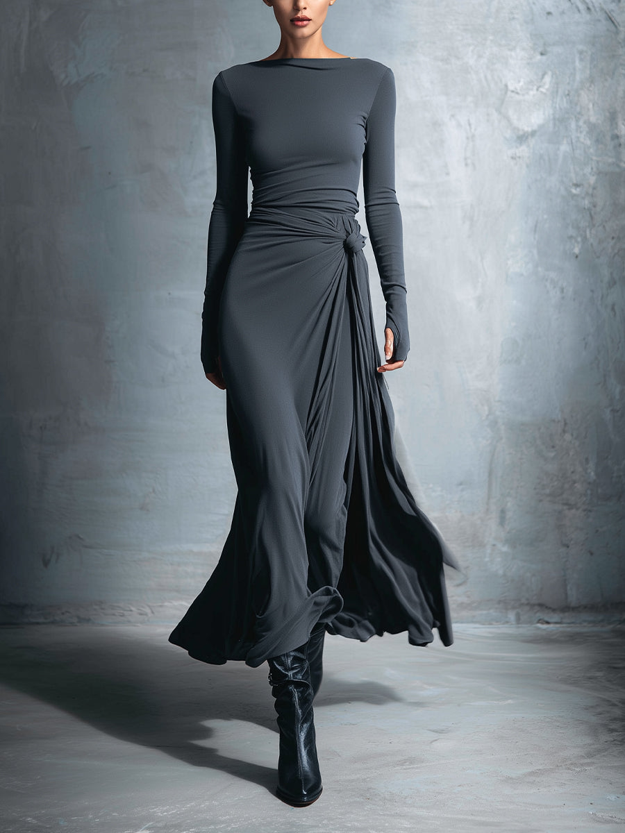Brielle β Maxi dress with side knot