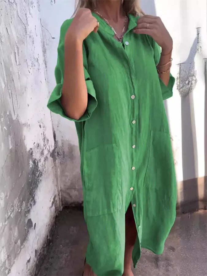 Paige | Buttoned Breeze Dress