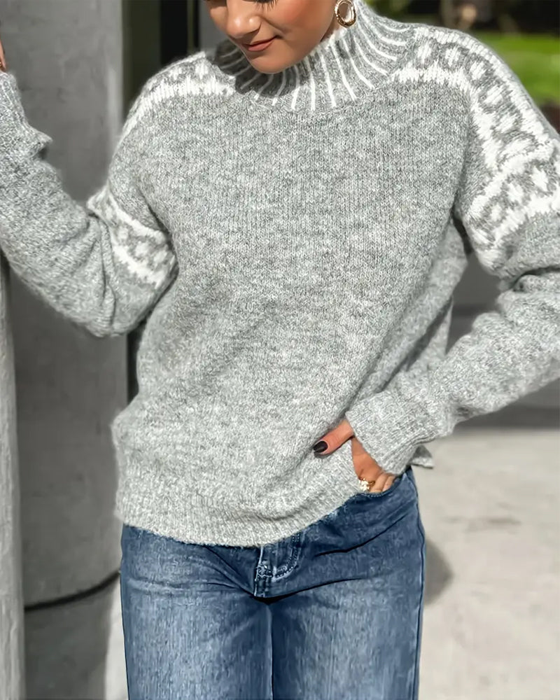 Nicole | Turtleneck Sweater Made of Knit