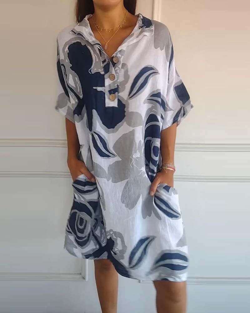 Bianca | Floral Shirt Dress
