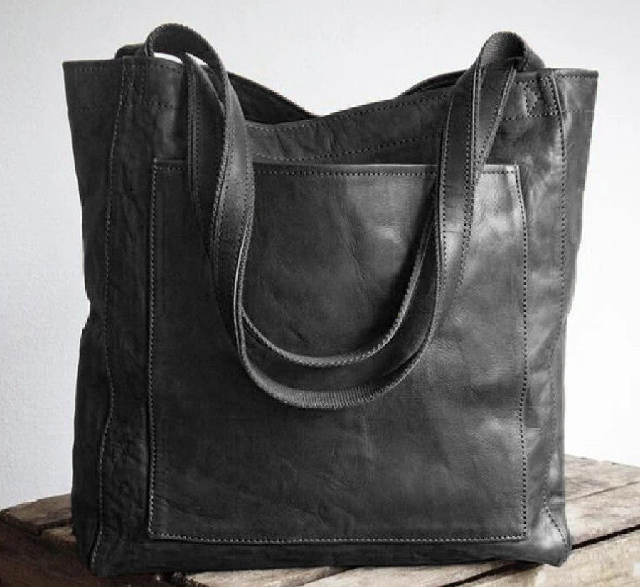 Magnolia |Classic Leather Tote Bag