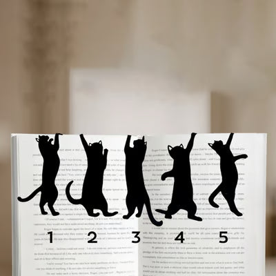 KittyMark | Metal Bookmark in the Shape of a Cat