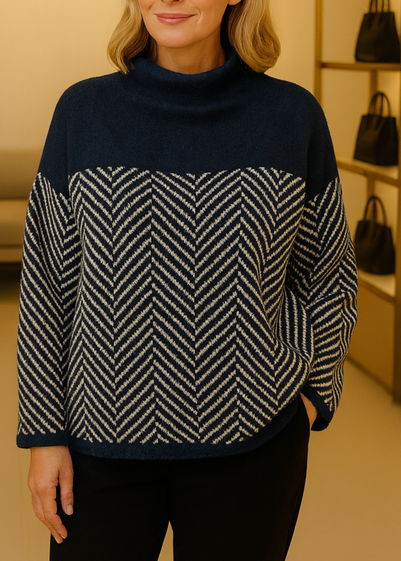 Shirley | Cotton Turtleneck Sweater