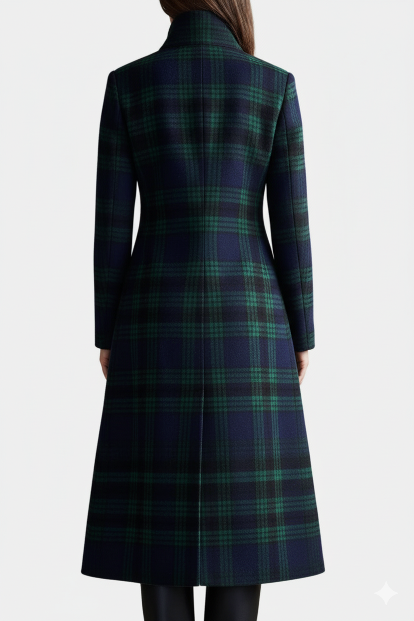 Colette | Timeless Plaid Elegant Coat