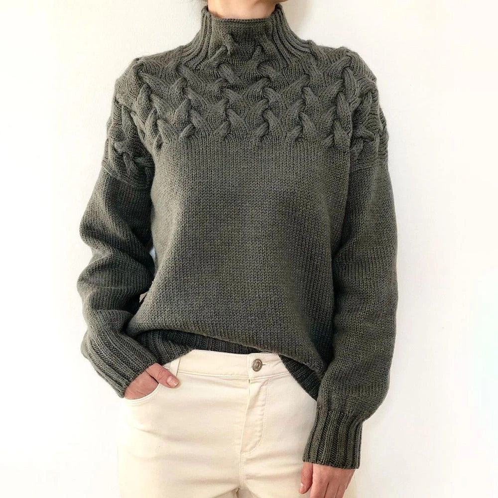 Reagan | Soft and Embracing High Neck Sweater