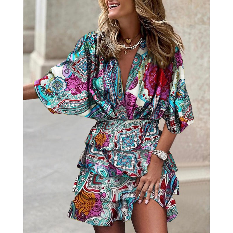 Margaret | Stylish Print Dress