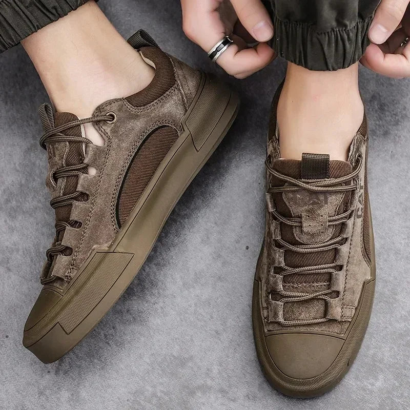 UrbanEdge | Leather Sneakers