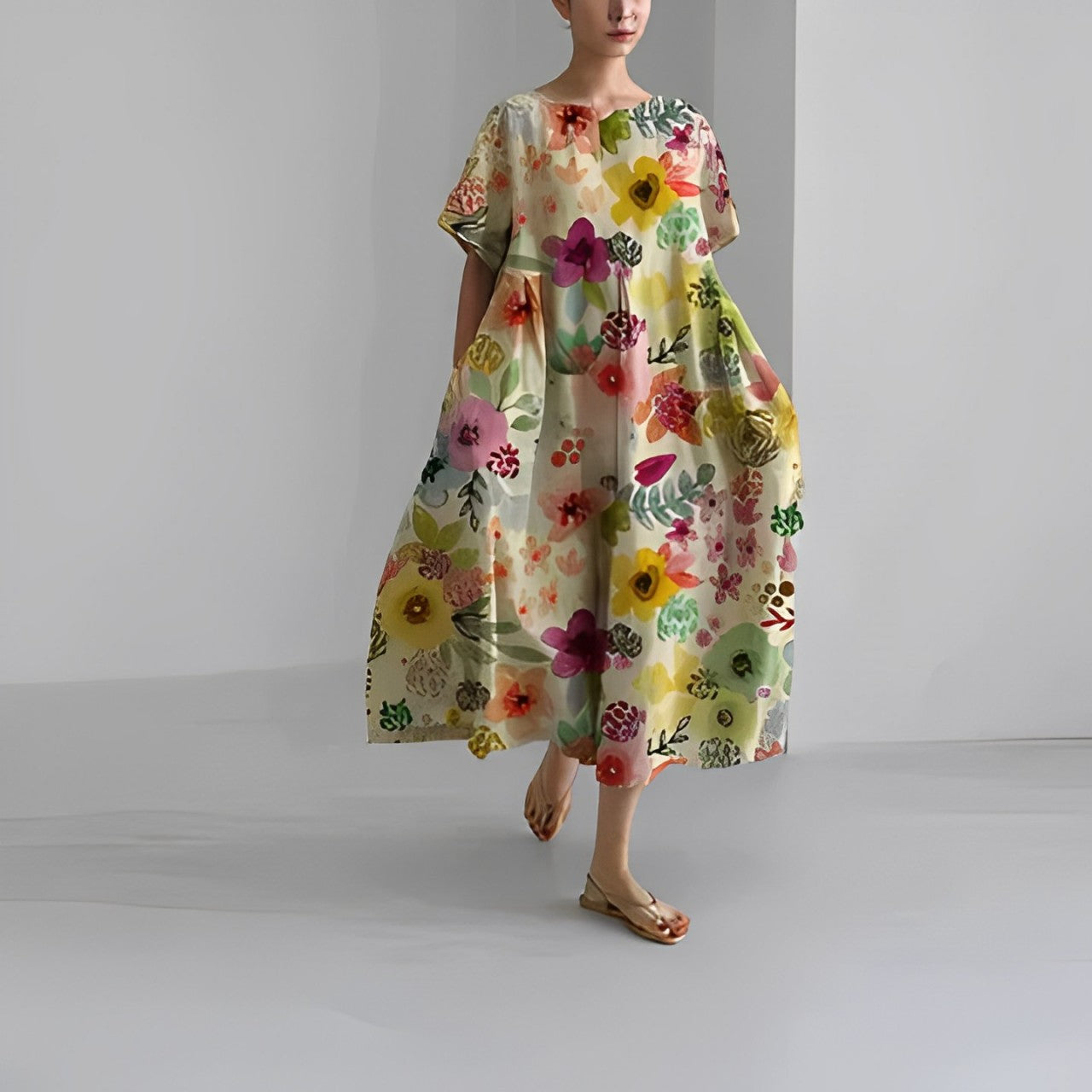 Floria | Vibrant Floral Dress