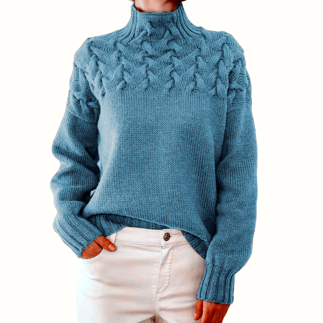 Reagan | Soft and Embracing High Neck Sweater