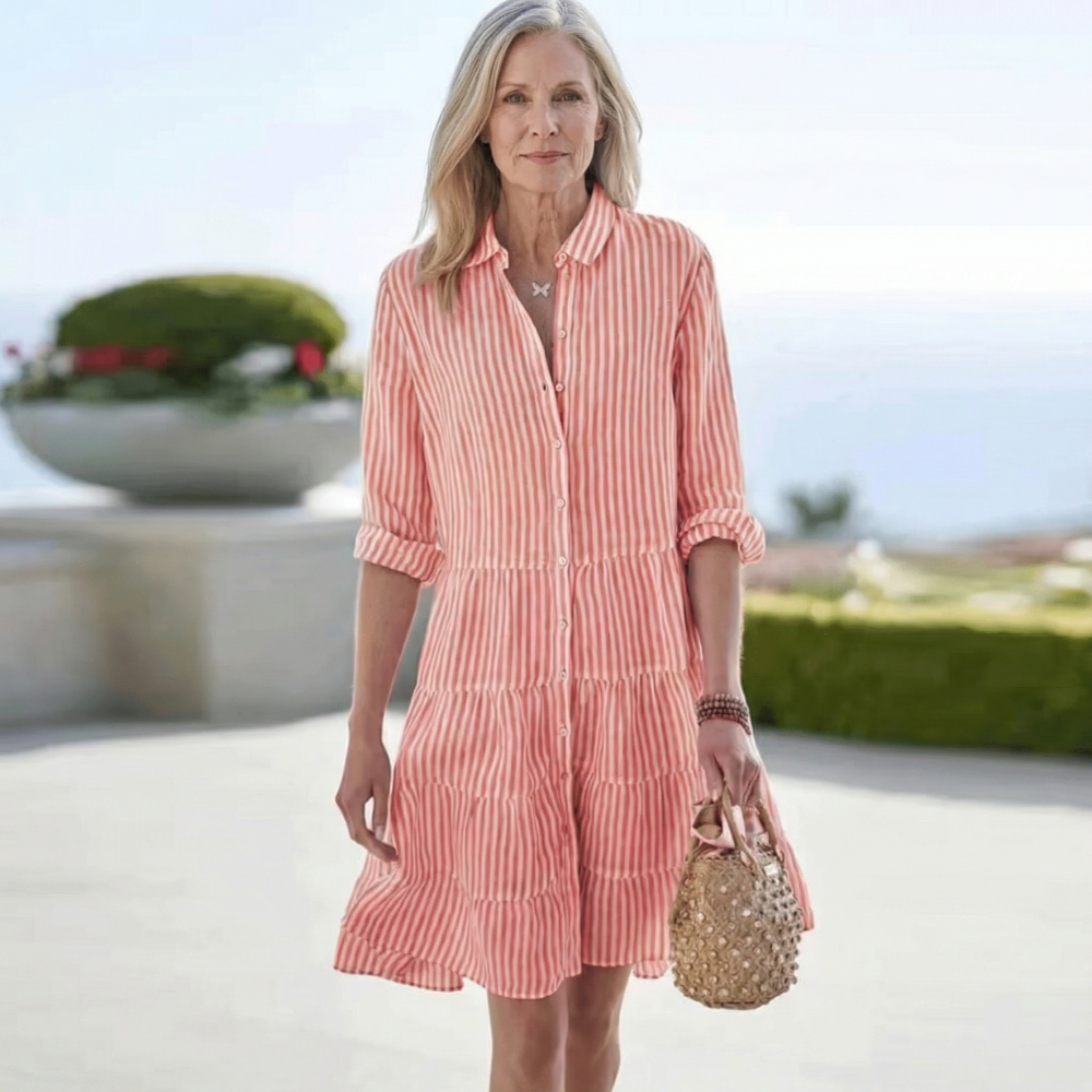 Melissa | Breezy Striped Dress