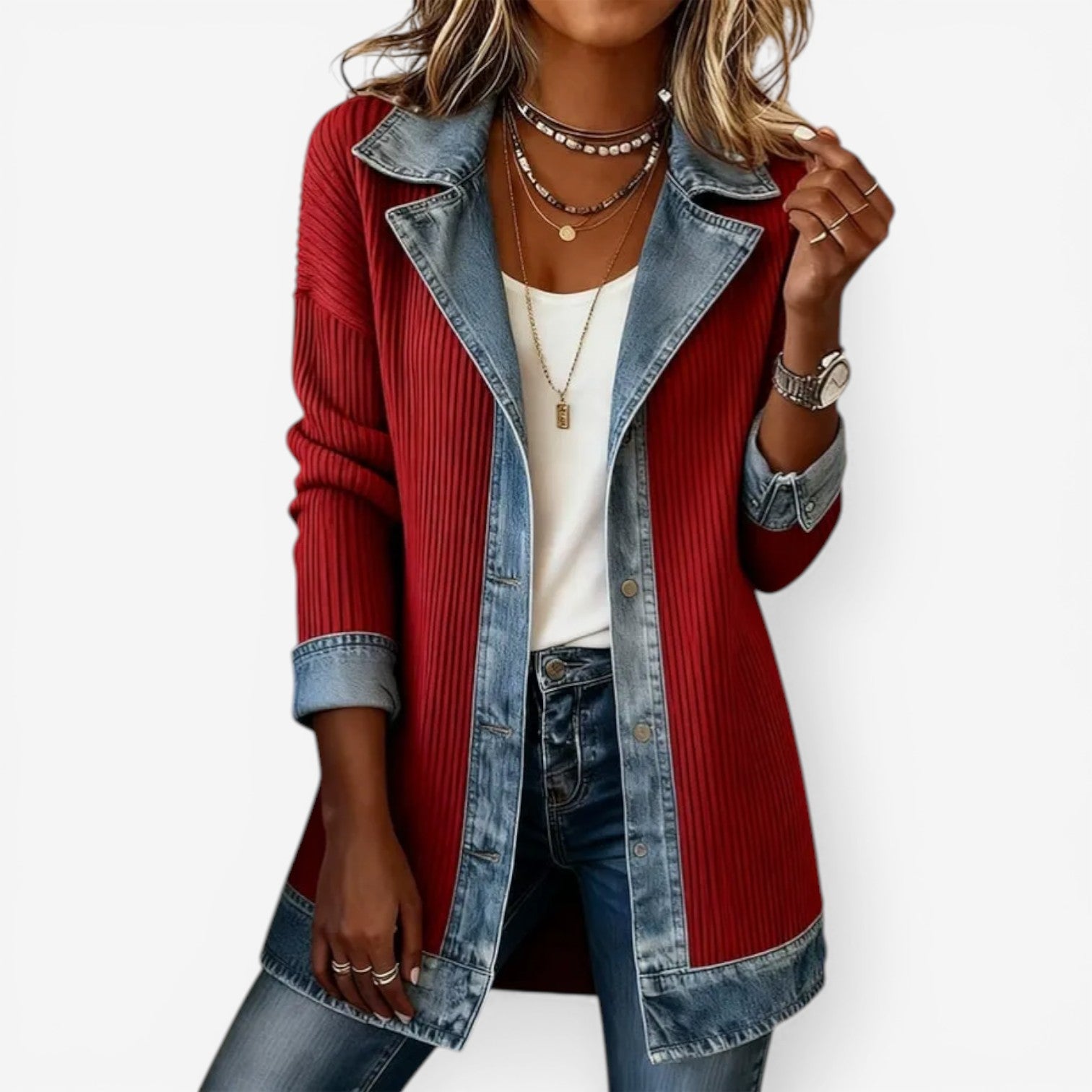 Esme | Coordinated Denim Jacket