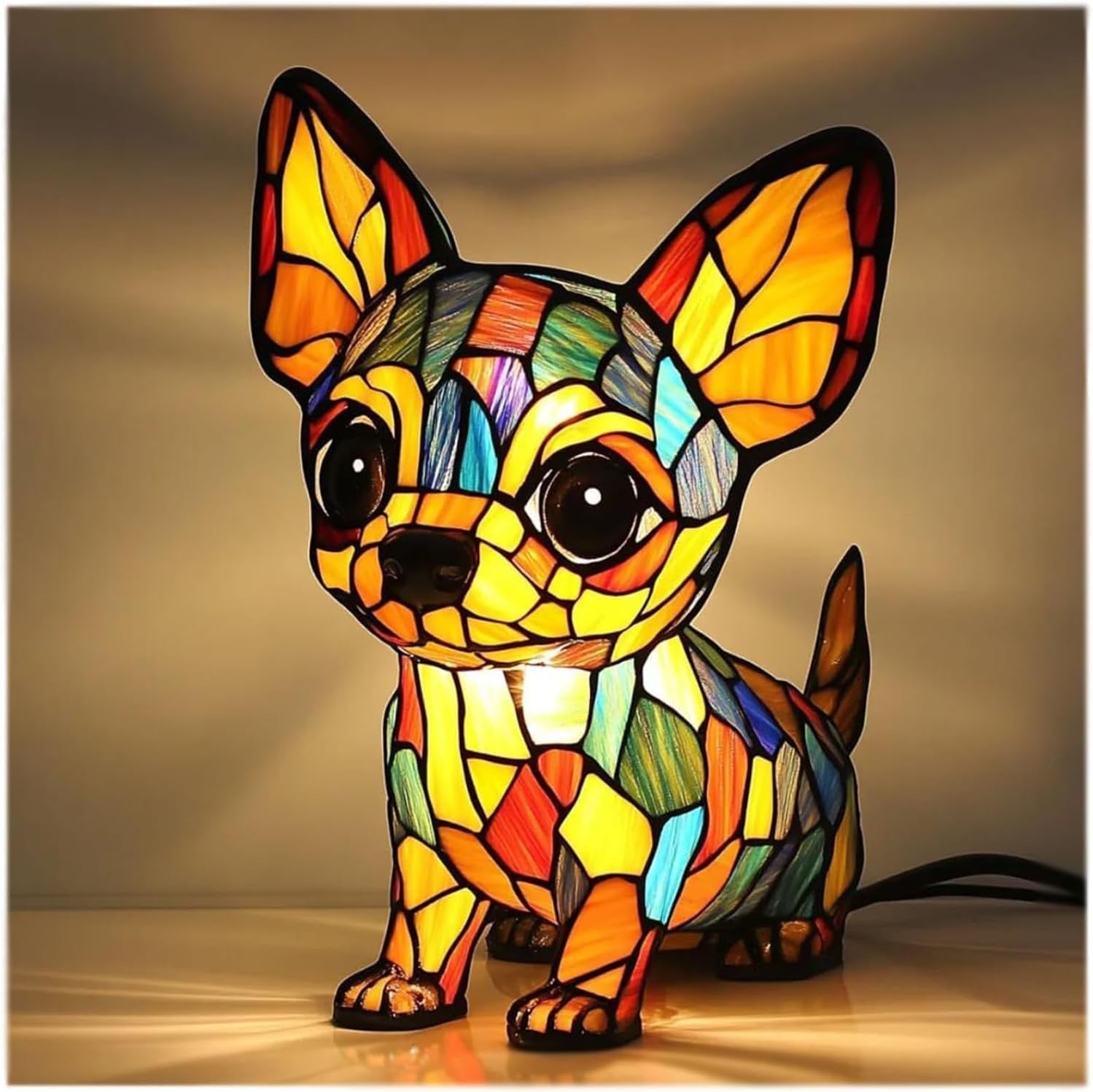 Patoune | Magical colored glass lamp for dogs