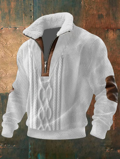 Clyde | JERSEY WITH ZIP AND LINED HIGH COLLAR