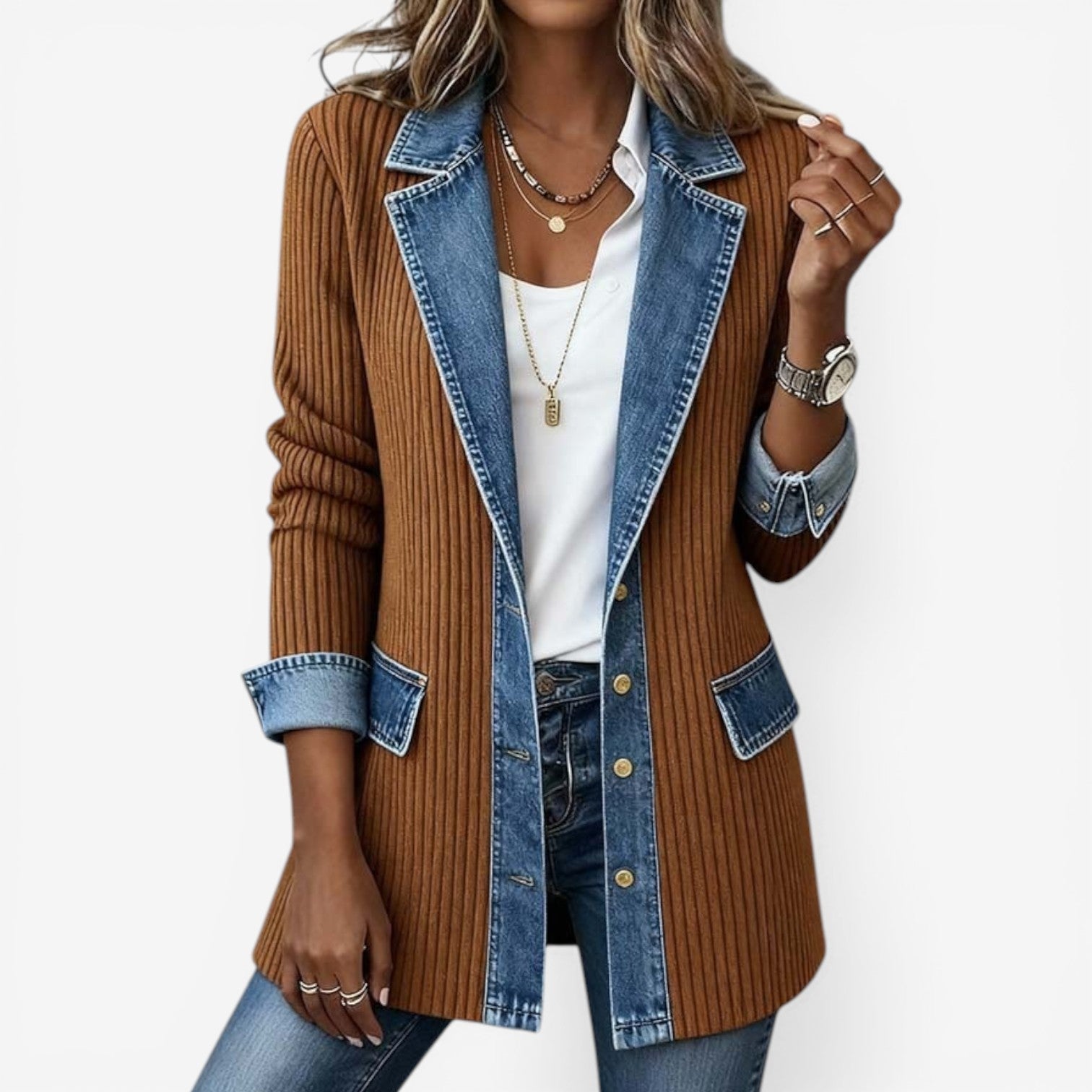 Esme | Coordinated Denim Jacket